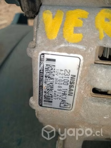 Alternador Nissan Versa 2015