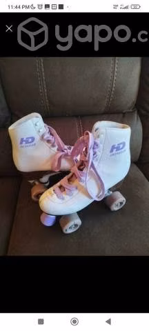 Patines artístico nada se usó blancos n*37