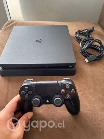 Ps4 slim impecable con 6 juegos y todos sus cables