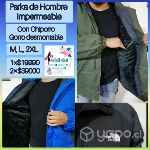 Parka impermeable talla M