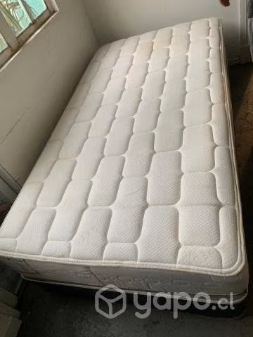 Cama Box Spring Ortopedic de plaza y media