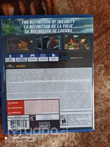 Juego de Far cry 3 ps4