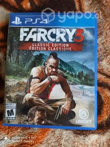 Juego de Far cry 3 ps4