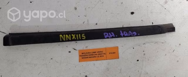 Moldura Lame Vidrio Tras der (115) Nissan Navara