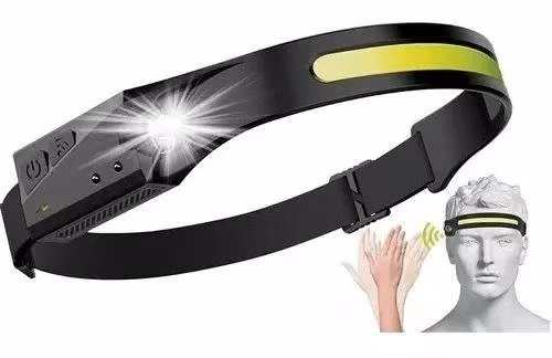Linterna Led Frontal De Cintillo Cabeza Recargable