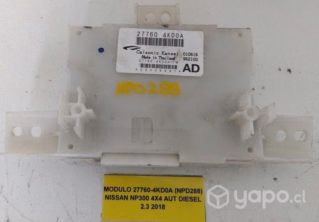 Módulo 27760-4KD0A (NPD288) Nissan NP300 4x4 AUT