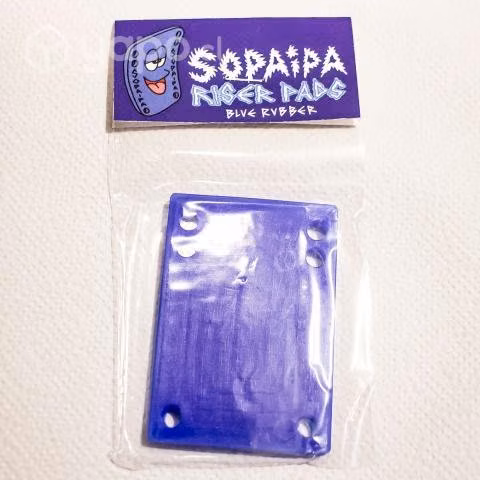 Riser Pads Sopaipa SKateboard Antivibradores Azul