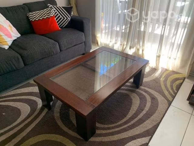 mesa de centro de madera