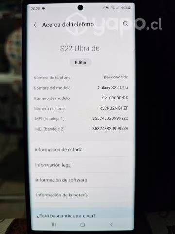 S22 Ultra Casi Nuevo - Imagen 4