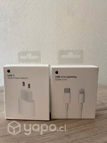 Cargador iPhone 20w nuevo