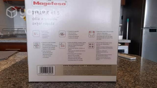Olla a presion magefesa dynamic inox 5 lt - Imagen 2
