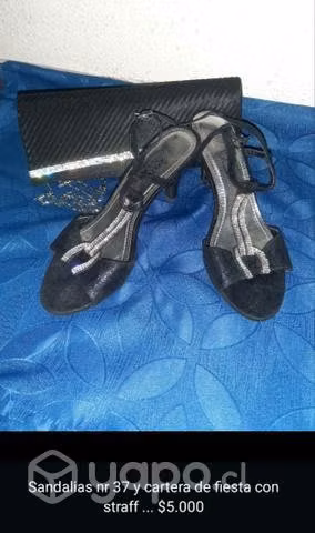 Vestido fiesta y sandalias como nuevas