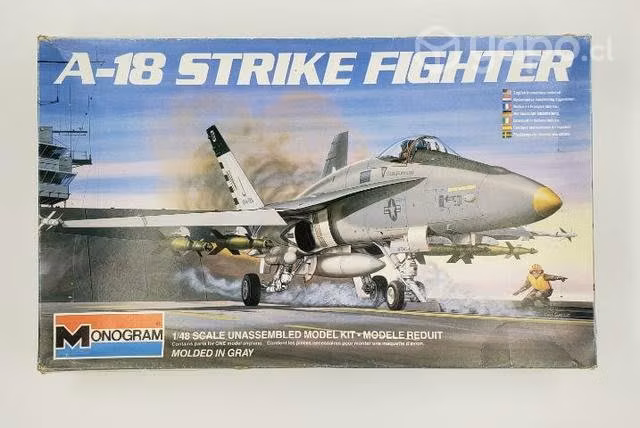 Avion Armable A-18 Hornet 1/18