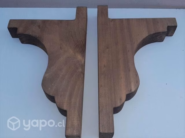 Soportes para repisas de madera