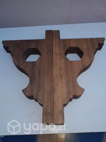 Soportes para repisas de madera