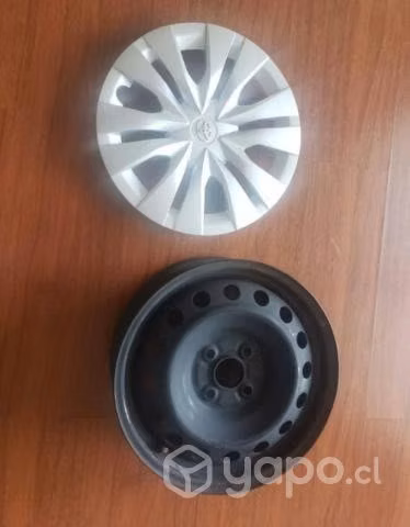 Llantas y tapa ruedas Toyota Yaris 2020 (nuevas)