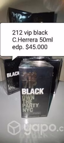Perfume V.i.p black Carolina Herrera 50 ml