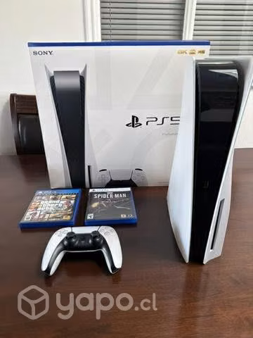 Ps5 versión Disco + 2 Juegos - Imagen 2