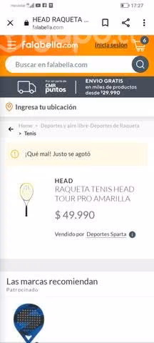 Raqueta de tenis