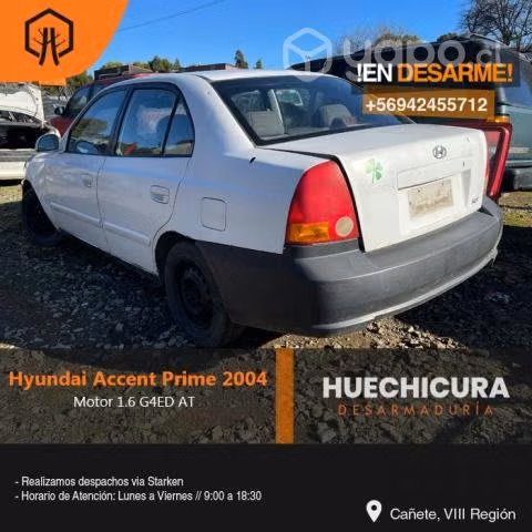Cigueñal hyundai accent prime 2004