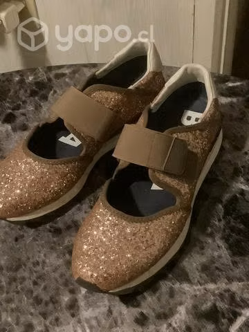 Sneakers BIMBA Y LOLA Glitter - Talla 38 - Imagen 2
