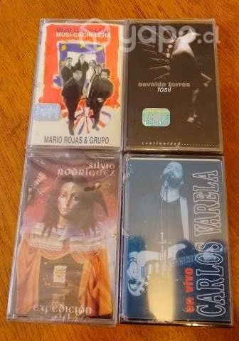 Cassettes Canto Nuevo y Trova Cubana