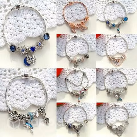 pulseras pandora completas  plata 925