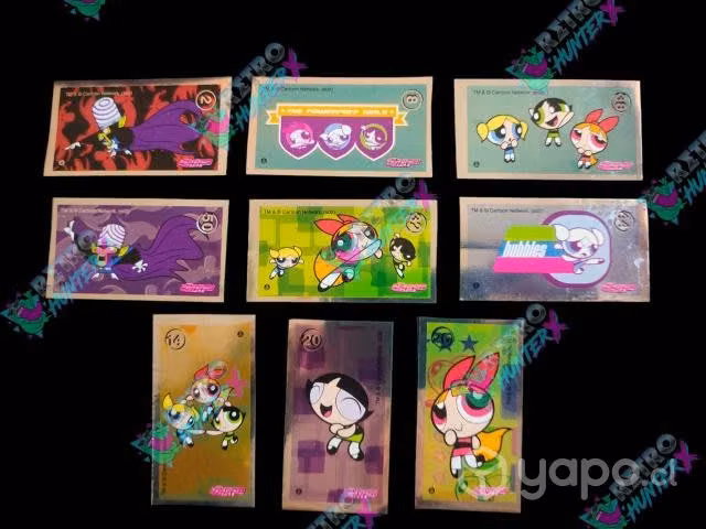 Stickers promocionales las chicas superpoderosas