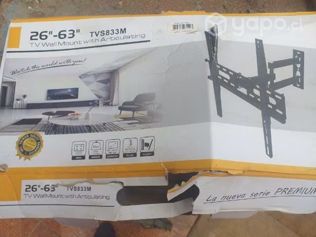 Soporte brazo TV de 26 a 63 pulgadas