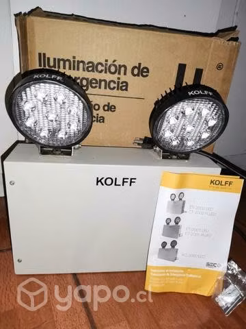 Iluminación de emergencia KOLFF modelo kC-2000 led