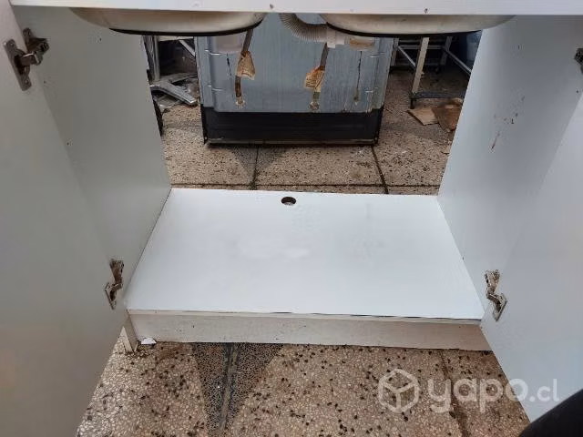 Lavaplatos doble con mueble