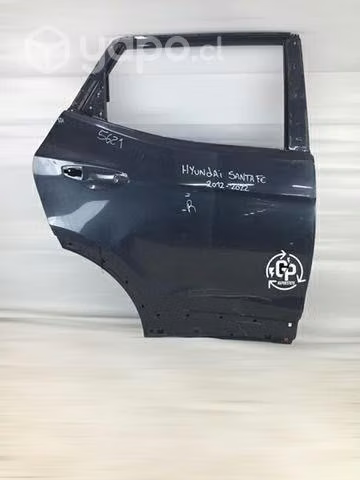 Puerta trasera Rh Hyundai Santa Fe 2012-2022