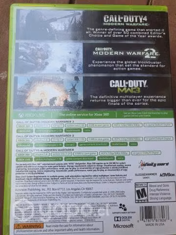 Juegos xnos 360