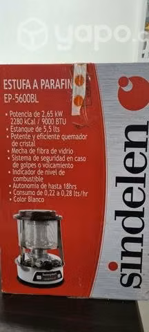Estufa a parafina sector Maipú