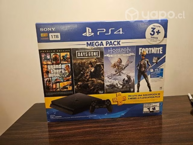 Ps4 slim 1 tera
