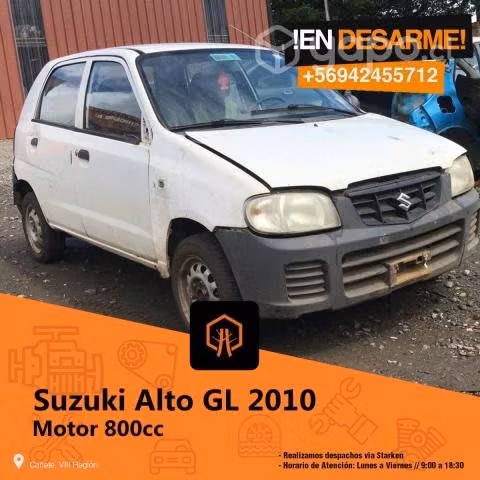 Cañeria hidraulica suzuki alto gl 2010