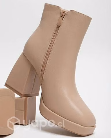 Botines beige