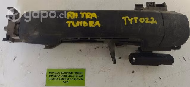 Manilla Exterior Puerta Trasera Derecha Toyota