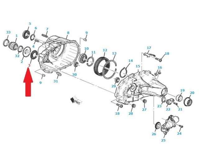 Reten caja transferencia salida silverado 1500 - Imagen 3
