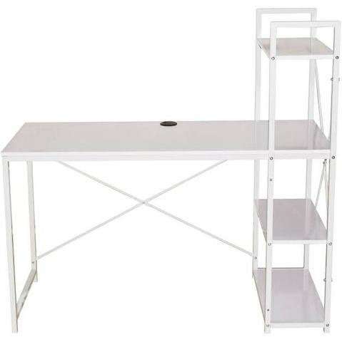 Escritorio blanco de repisas - Imagen 2