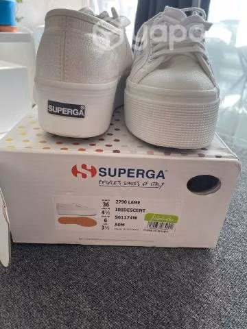 Zapatillas plataforma blancas