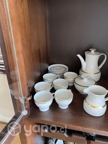 Juego de café, 6 personas, marca thomas, antiguo