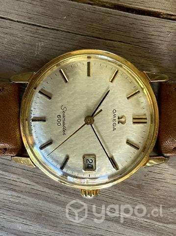 Antiguo reloj Omega bañado oro década 1960 impecab - Imagen 3