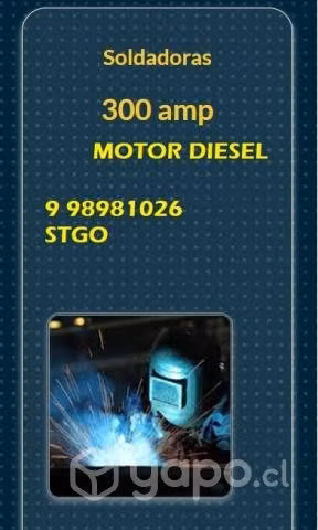 Motosoldadora diesel