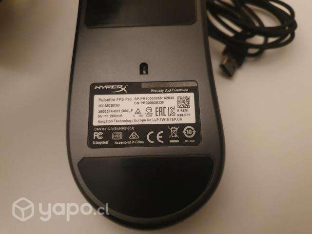 Mouse Hyperx Pulsefire Pro Fps Rgb Gaming - Imagen 6