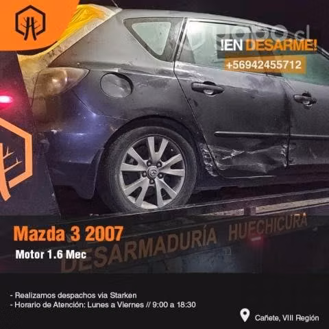 Cuerpo aceleracion mazda 3 2007