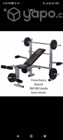 Maquina de ejercicios Bianchi