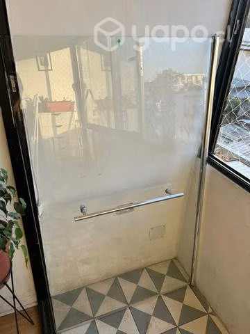 Mampara de ducha abatible