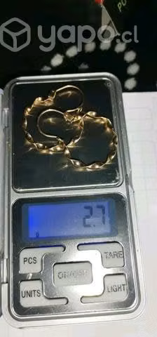 Cadena y aros 18k - Imagen 6