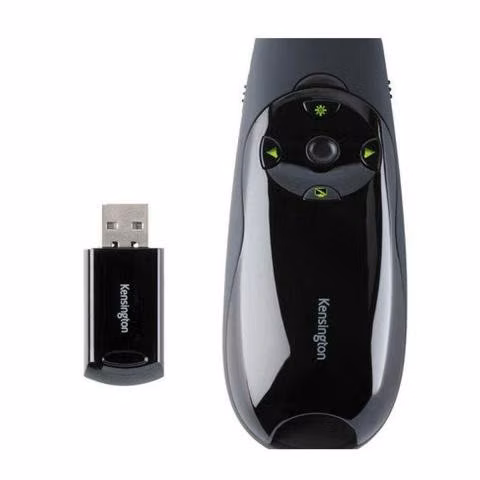 Presentador inalambrico laser verde con joystick,
